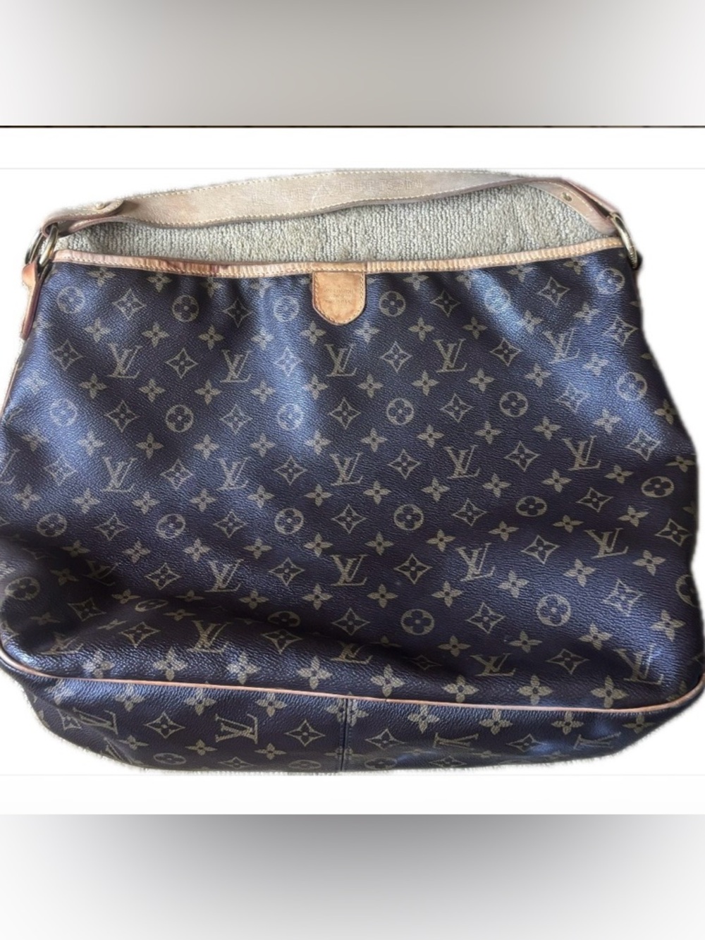 Louis Vuitton Tan Leather-Trim Delightful Monogram Interior with Gold Hardware